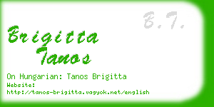 brigitta tanos business card